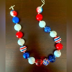 Kid’s Patriotic Bubblebead necklace